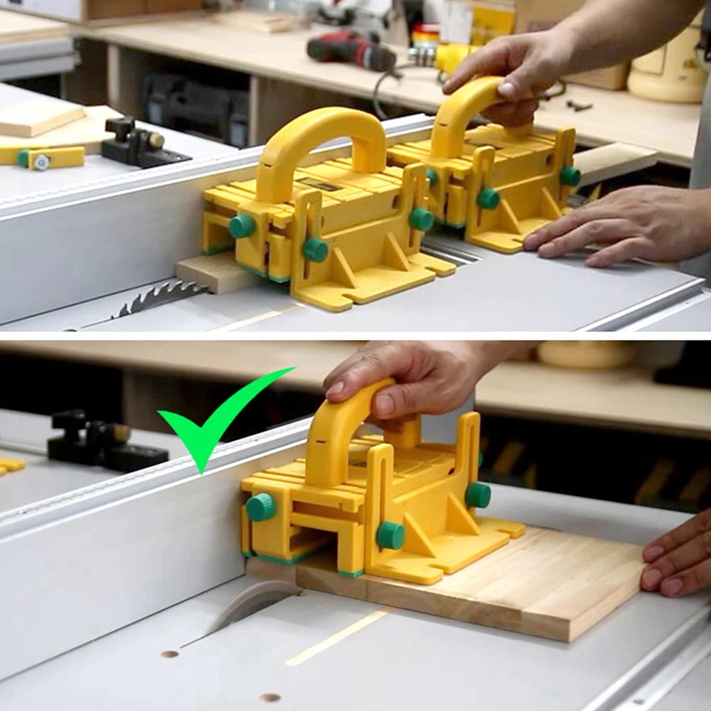

3D Safety Push Block Router Multifunction Safety Push Block for Table Saw or Router Table Push Pad Woodworking Push Rule