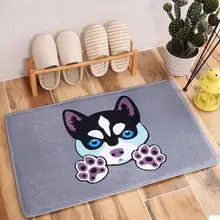 40*60 см мультфильм Щенок бульдога собака печатный коврик, матрас, ковер Противоскользящий коврик для гостиной коврик для домашних животных домашний декор