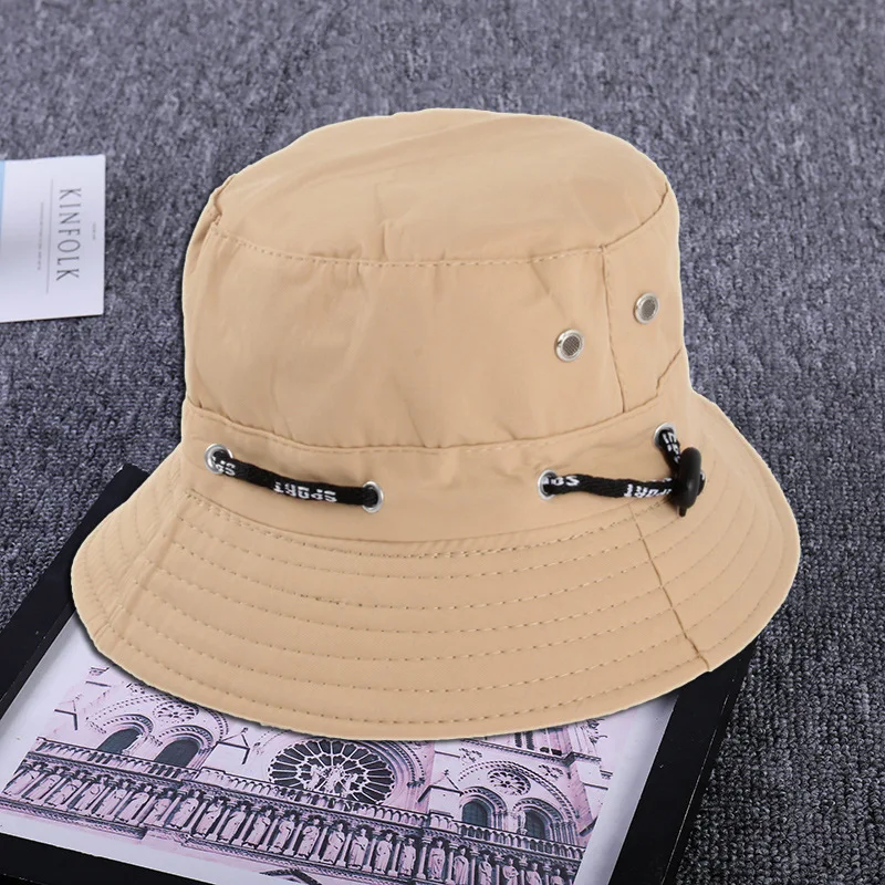 Мужская смайская хлопковая Складная Рыбацкая шляпа для отдыха на открытом воздухе солнцезащитный козырек для альпинизма Go Fishing cap Tide - Цвет: Khaki