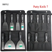 7 шт. шпатлевка нож скребок лезвие " 1,5" " 2,5" " 4" " настенная Лопата углеродистая сталь пластиковая ручка строительный инструмент штукатурный нож