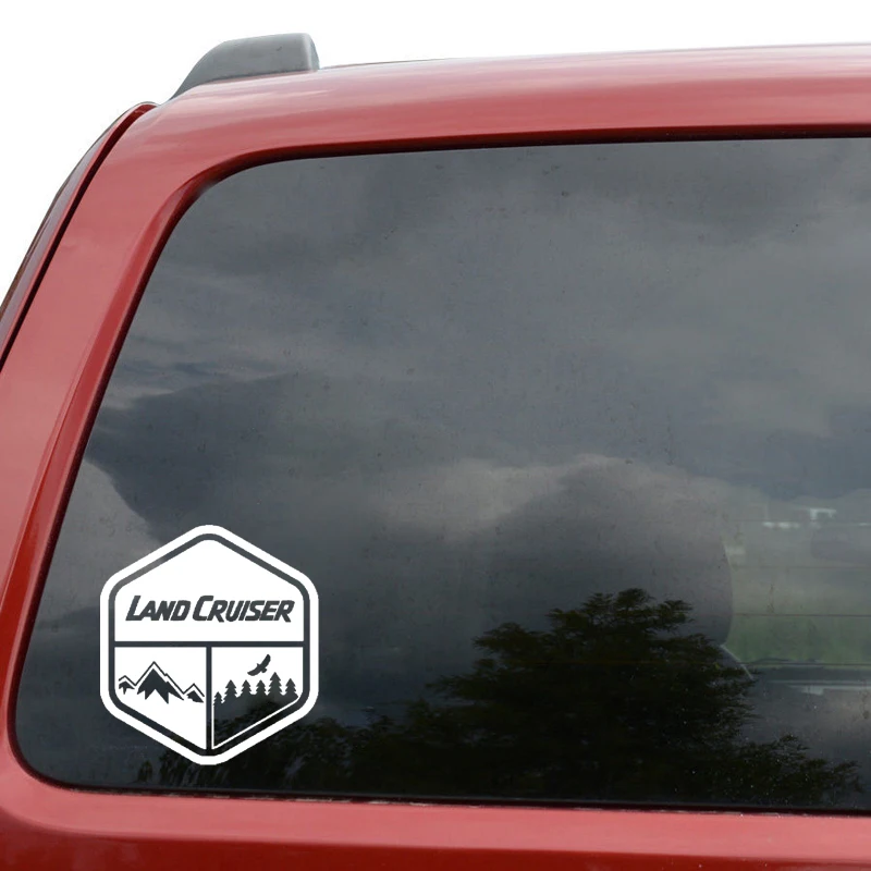 YJZT 13 7 см * 15 креативная Виниловая наклейка для автомобиля Landcruiser черная