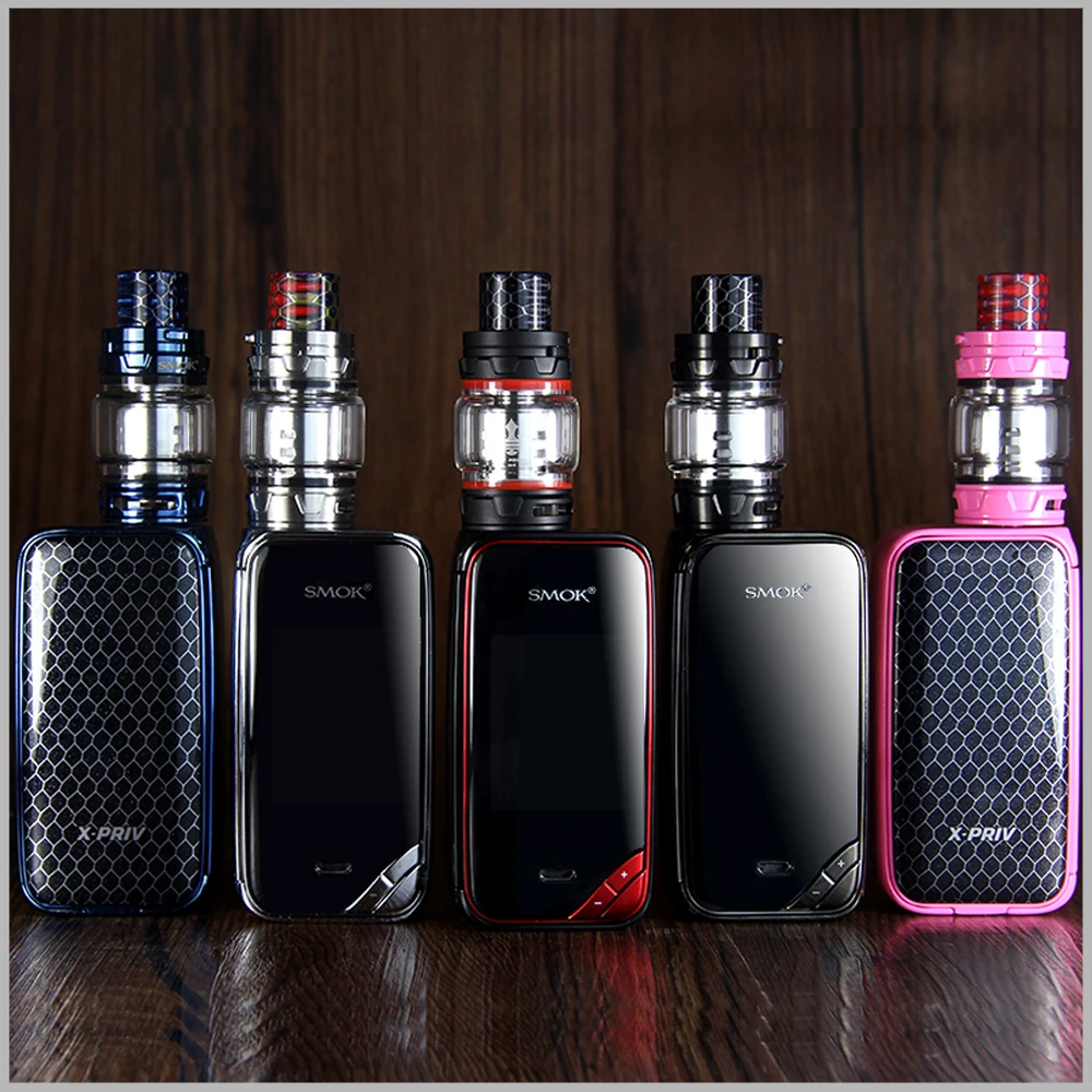 SMOK X-priv комплект с 8 мл TFV12 Prince Tank Vaporizer 225 Вт X priv Mod электронная сигарета SMOK VAPE Kit VS G-priv 2