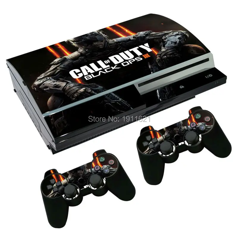 

OSTSTICKER Vinyl Decal For PS3 Fat Skin Stickers Wrap For Sony PlayStation 3 Console and 2 Controllers Decal