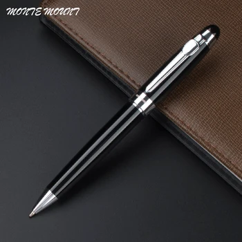 

Metal Ballpoint Pen 0.7mm Black Luxury Custom Advertising Gift Pen for School Student Stationery Office Supplies