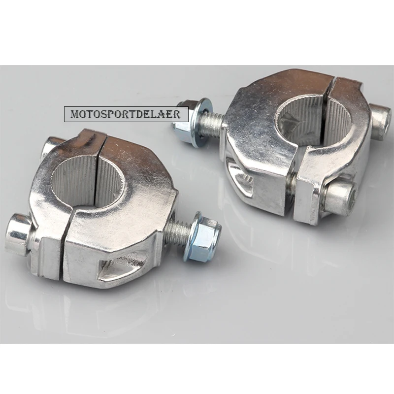 7/8'' 22mm Handlebar Bar Risers Mount Bracket Clamp Taper For 2 Stroke