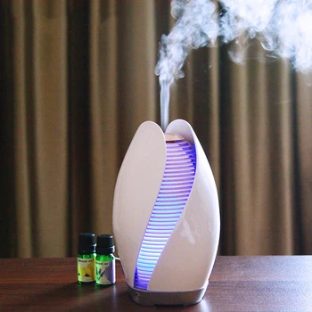 

Beautiful Night Light Bud Style Aroma Oil Diffuser Desktop Ultrasonic Humidifier Mist Maker Air Humidifier Essential Diffuser