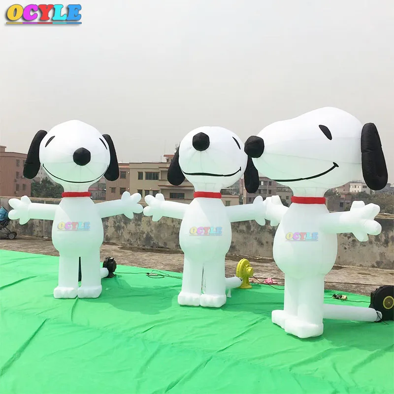 

OCYLE Free Shipping Decoration Inflatable Snoopy Model 2M-4M High, Custom Inflatable Animal Cartoon Inflatable Toy