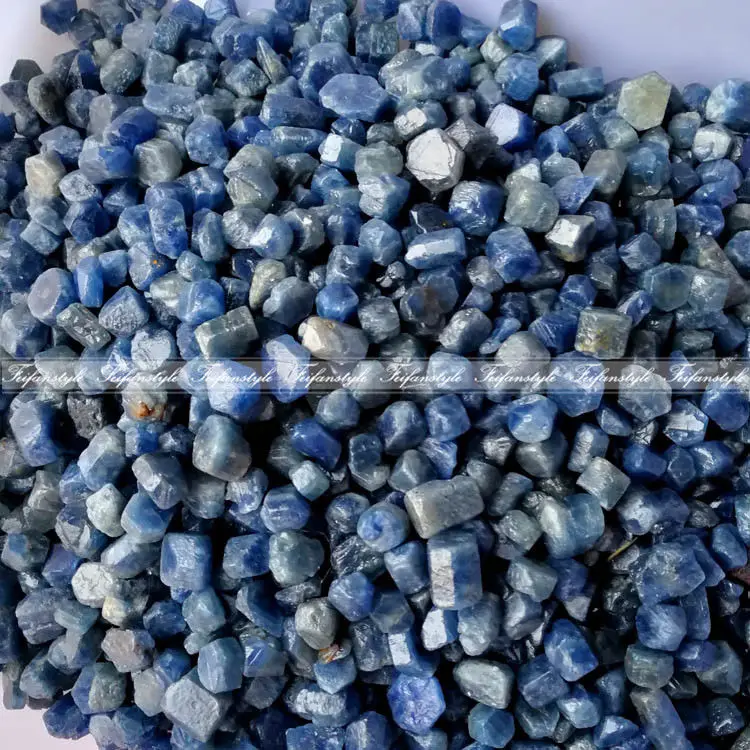 Wholesale 100g Natural Blue Corundum Crystal Rough Specimen Madagascar