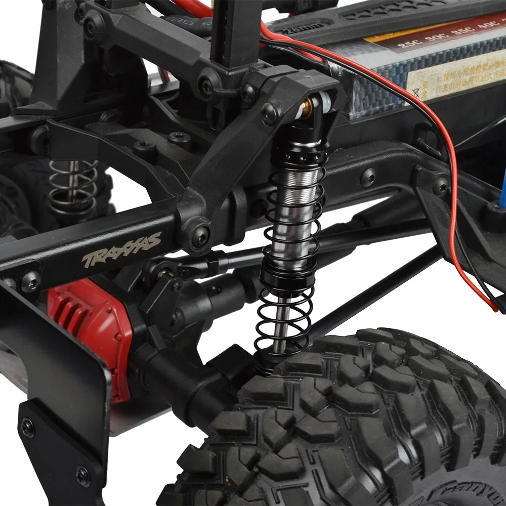 Масляный Регулируемый 100 мм металлический амортизатор для Axial SCX10 Traxxas TRX4 D90 1/10 RC