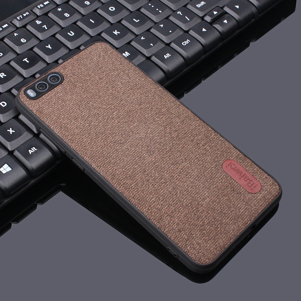 Роскошный тканевый чехол для телефона Xiaomi mi Note 3 Бизнес крышка мягкий каркас
