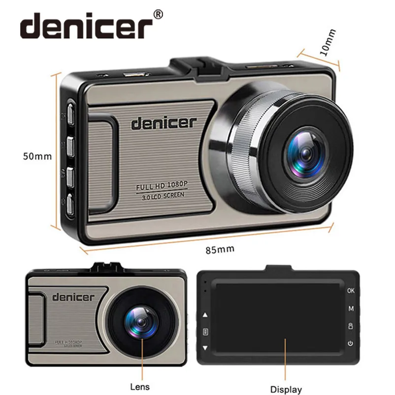 Navotek 96655 Dash камера Full HD 1080P Автомобильный видеорегистратор Автомобильная 170