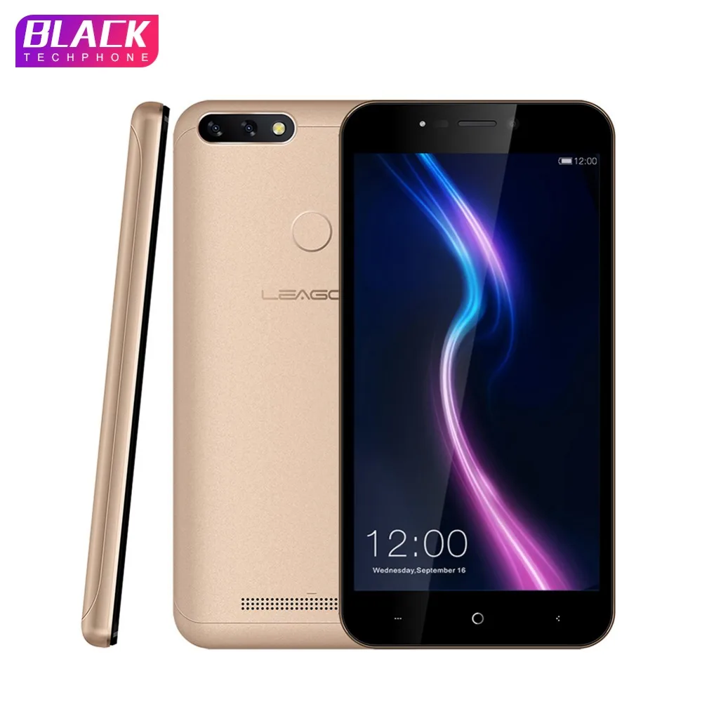 LEAGOO POWER 2 PRO 5,2 "HD мобильный телефон 2 ГБ памяти 16 ГБ rom 8,1 мАч Android 4000 MTK6739 четырехъядерный отпечаток пальца 4G Двойной смартфон