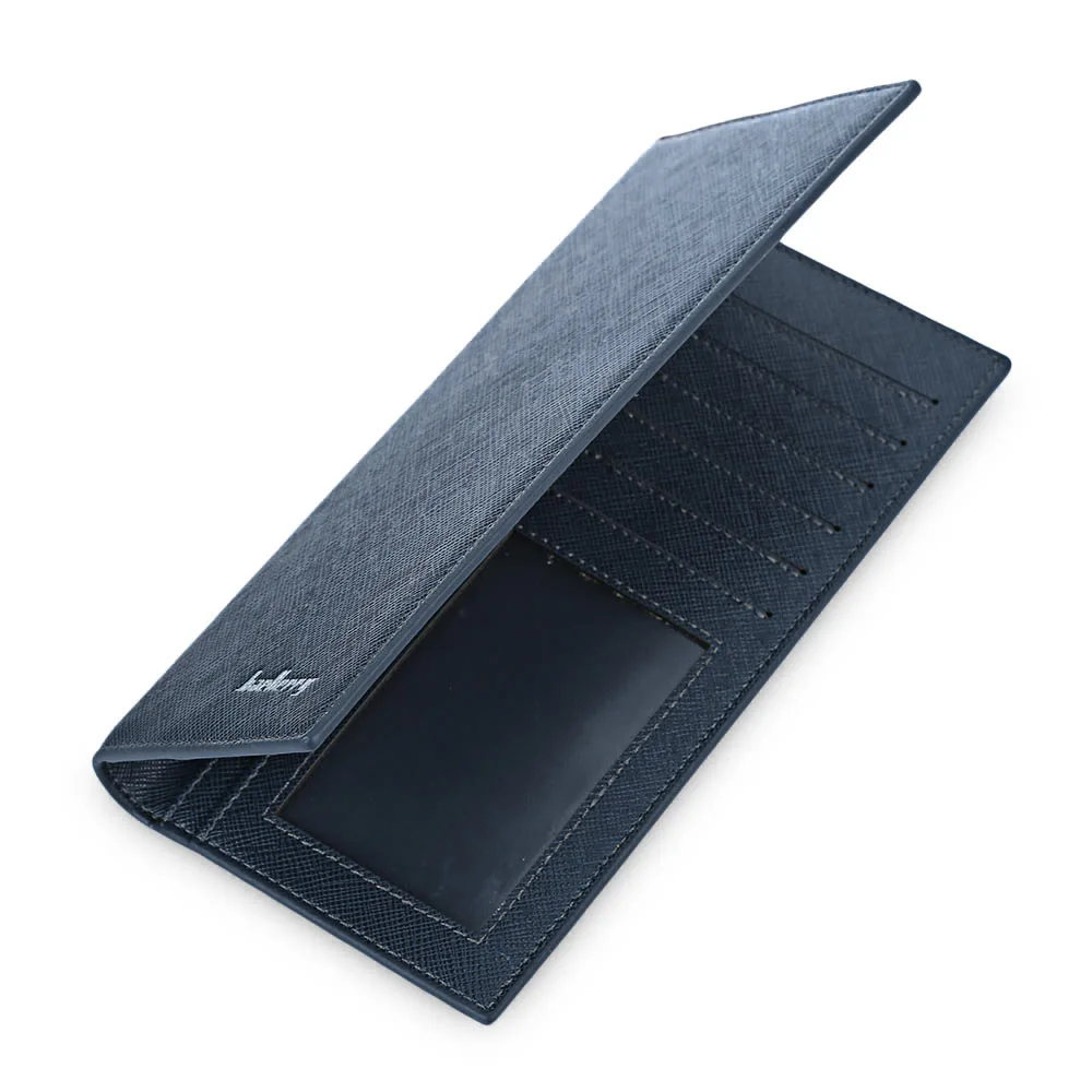 Baellerry мягкий кожаный бумажник вертикальные фото Card наличными тонкий кошелек