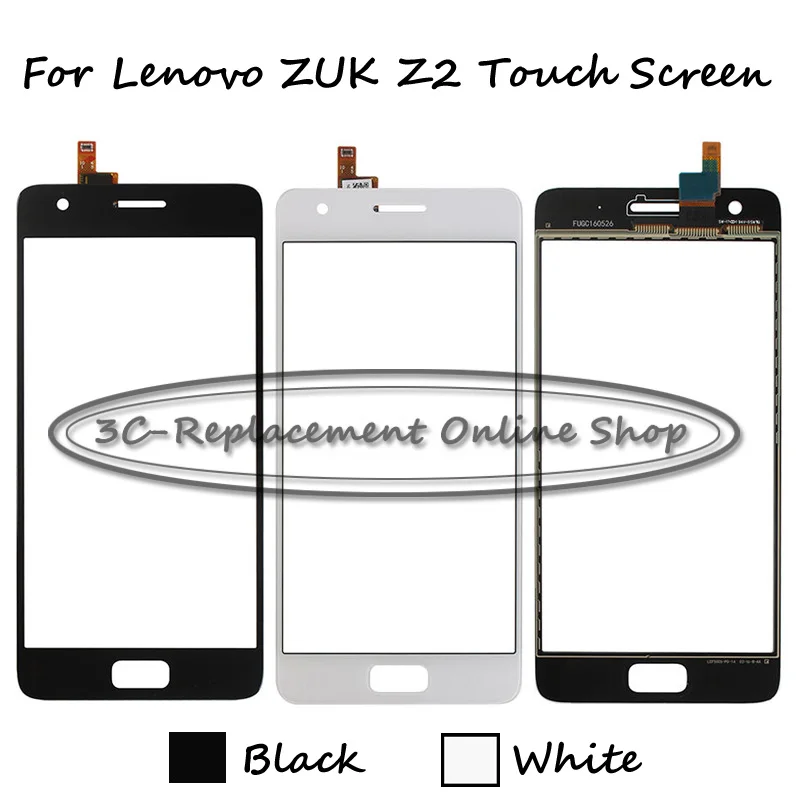 Черный/белый 5,0 дюймов для lenovo ZUK Z2 Z2131/для ZUK Z2 Plus сенсорный экран Панель переднее стекло Датчик сенсорный экран дигитайзер