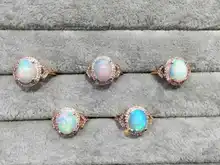 Natural Transparent opal Ring Natural gemstone Ring S925 sterling silver trendy Luxury Triangle women party gift Jewelry
