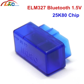 

100pcs/lot Mini ELM327 OBD2 Diagnostic Tool V1.5 Bluetooth Car Diagnostic Scanner V01L2/V01L2-1 DHL Free shipping
