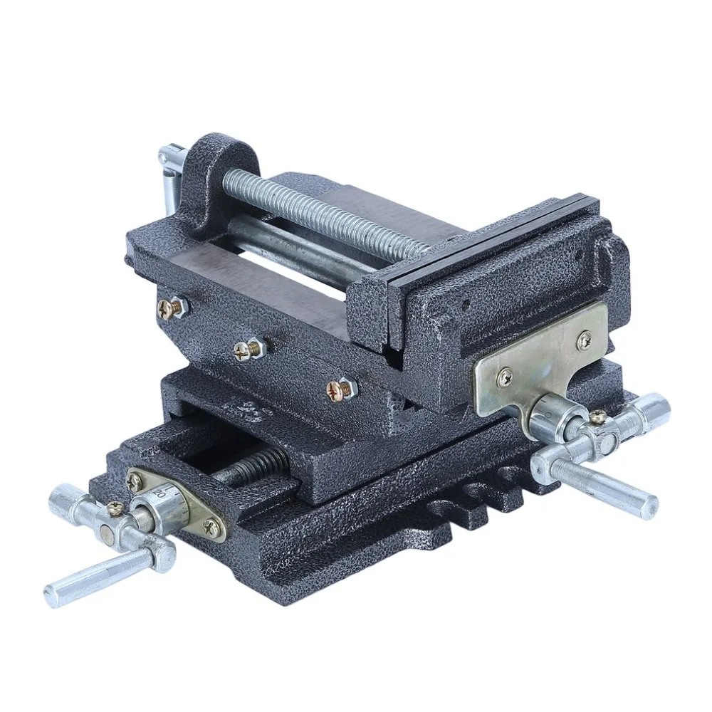 

Multifunctional Bench Vise For Drilling Milling Machine 5 Inch Cross Working Table Vice Universal Vise Workshop Clamp Tools
