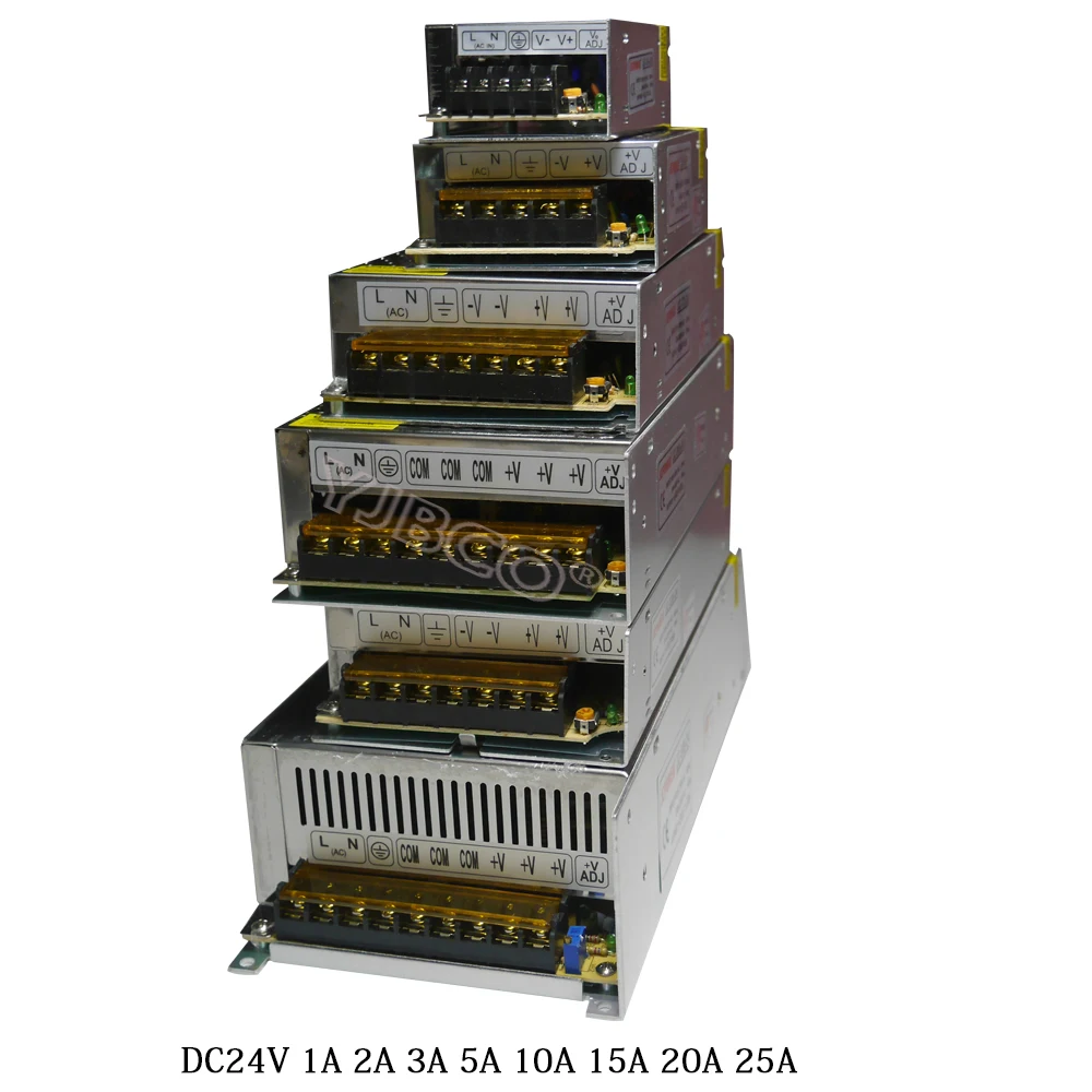 DC 24 В светодиодный трансформатор 1A 2A 3A 5A 10A 15A 20A 25A 30A Светодиодная лента импульсный источник питания Светодиодная лампа драйвер