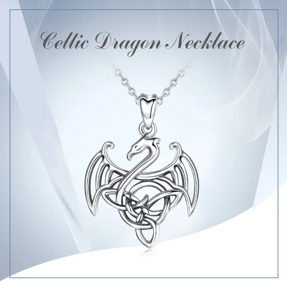 Eudora, настоящее 925 пробы, серебряное, милое, летающий дракон, подвеска, ожерелья для женщин, животное, Трендовое ювелирное изделие, новая коллекция D423