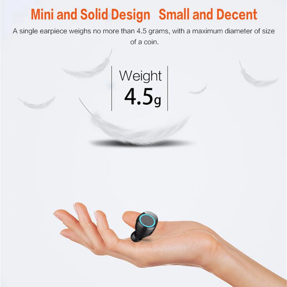 Touch Ture беспроводные наушники Bluetooth 5,0 гарнитура TWS 3D стерео наушники мини наушники спортивные наушники с микрофоном