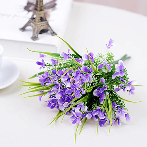 Artificial Gladiolus Flower Home Office Wedding Countryside Party Floral Decor (4)