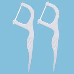 50 шт. Форма двухтактный межзубные щетки Уход за полостью рта Отбеливание Зубов Зубной Палочки зуб Ортодонтическое зуб Палочки