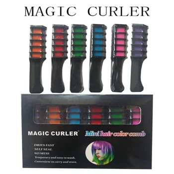 

Dropshipping Temporary Hair Chalk Hair Color Comb Dye Salon Party Fans Cosplay Tool SMJ
