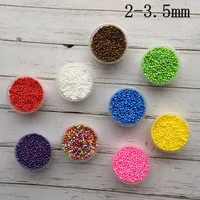 3Boxes Polystyrene Styrofoam Slime Box Foam Beads Snow Mud Particles Accessories Decorative Balls DIY Craft Supplies TOYS BEAD 1