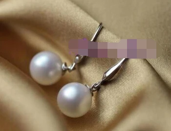 

wb00646 white pearl birthday gift elegant lady earrings dangler