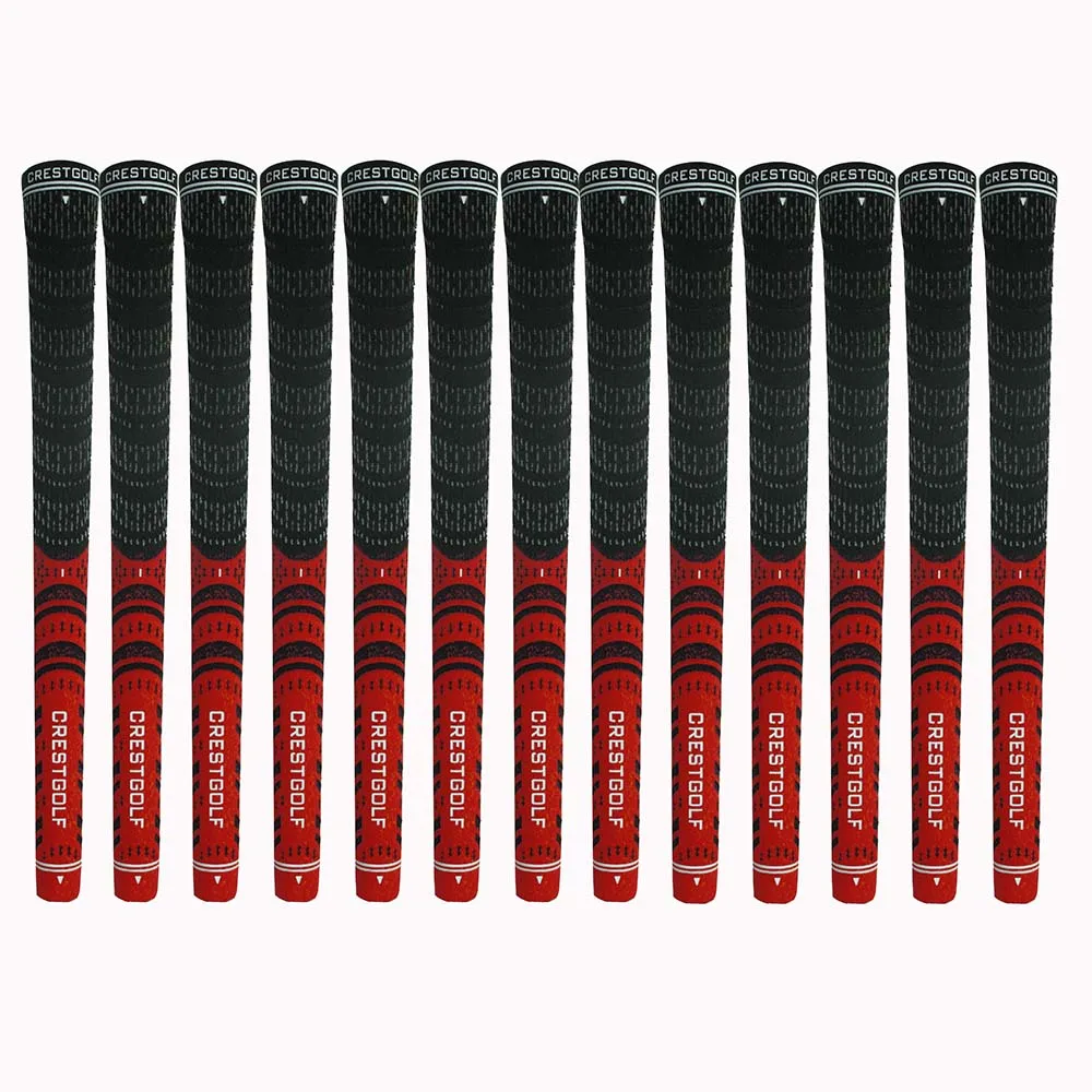 13 шт./упак., стандартный размер, профессиональная углеродная нить утюги для гольфа, рукоятка для гольф-клуба, деревянная ручка, 7 цветов, Agarre Del Palo de Golf - Цвет: Red