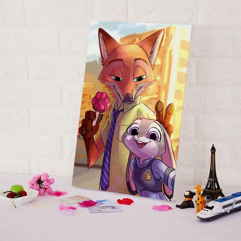 

coloring by numbers Zootopia modular painting digital paint by numbers gift for kids drawing practice diy digital painting