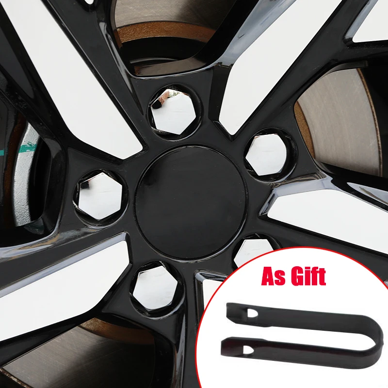 

20Pcs 17mm/19mm Car Wheel Nut Caps Auto Hub Screw Cover Bolt Rims Exterior Decoration Special Socket Protection Dust Proof