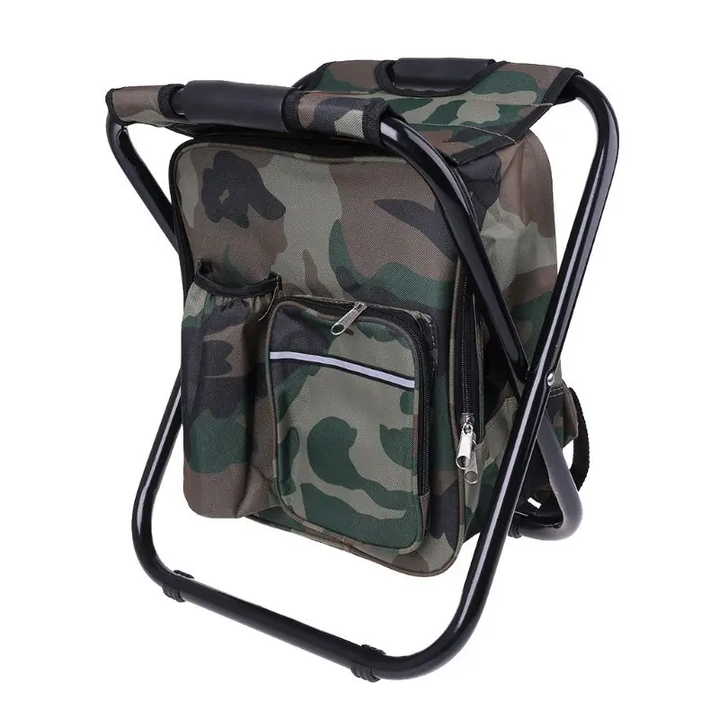 

Backpack Cooler Chair - Compact Portable Folding Stool - Perfect for Outdoor Events