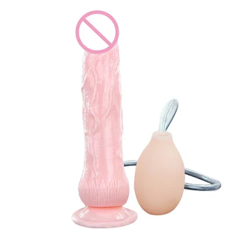Vibrating Ejaculating Dildo Squirting Water Realistic Cock Penis Dildo Vibrator with Suction Cup Sex Toys for Woman Masturbator 6