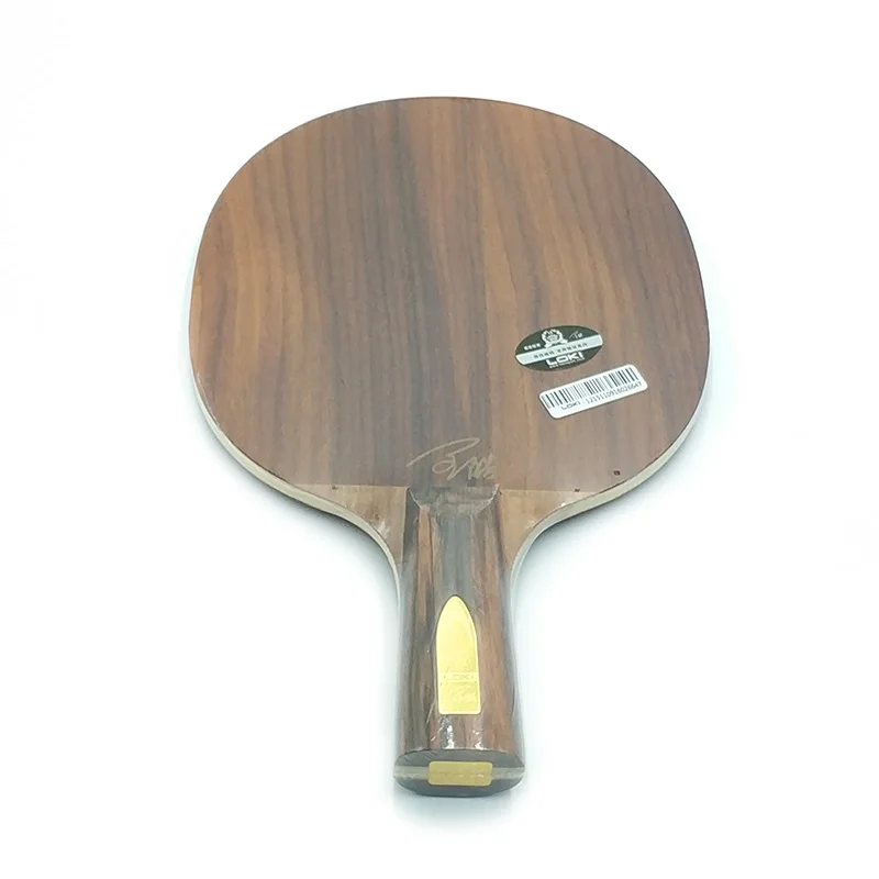 وكي الأسود لهب المهنية روزوود تنس طاولة شفرة 5 طبقات بينغ بونغ شفرة التوازن الأداء تنس طاولة مضرب