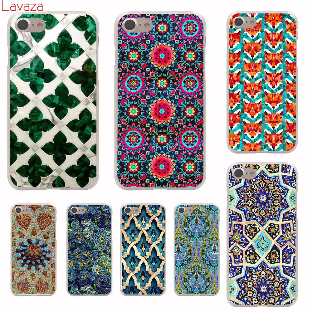 

Lavaza Moroccan blue Geometric patterns Soft Silicone Case Cover for Apple iPhone 6 6S 7 8 Plus 5 5S SE X XS MAX XR TPU Cases