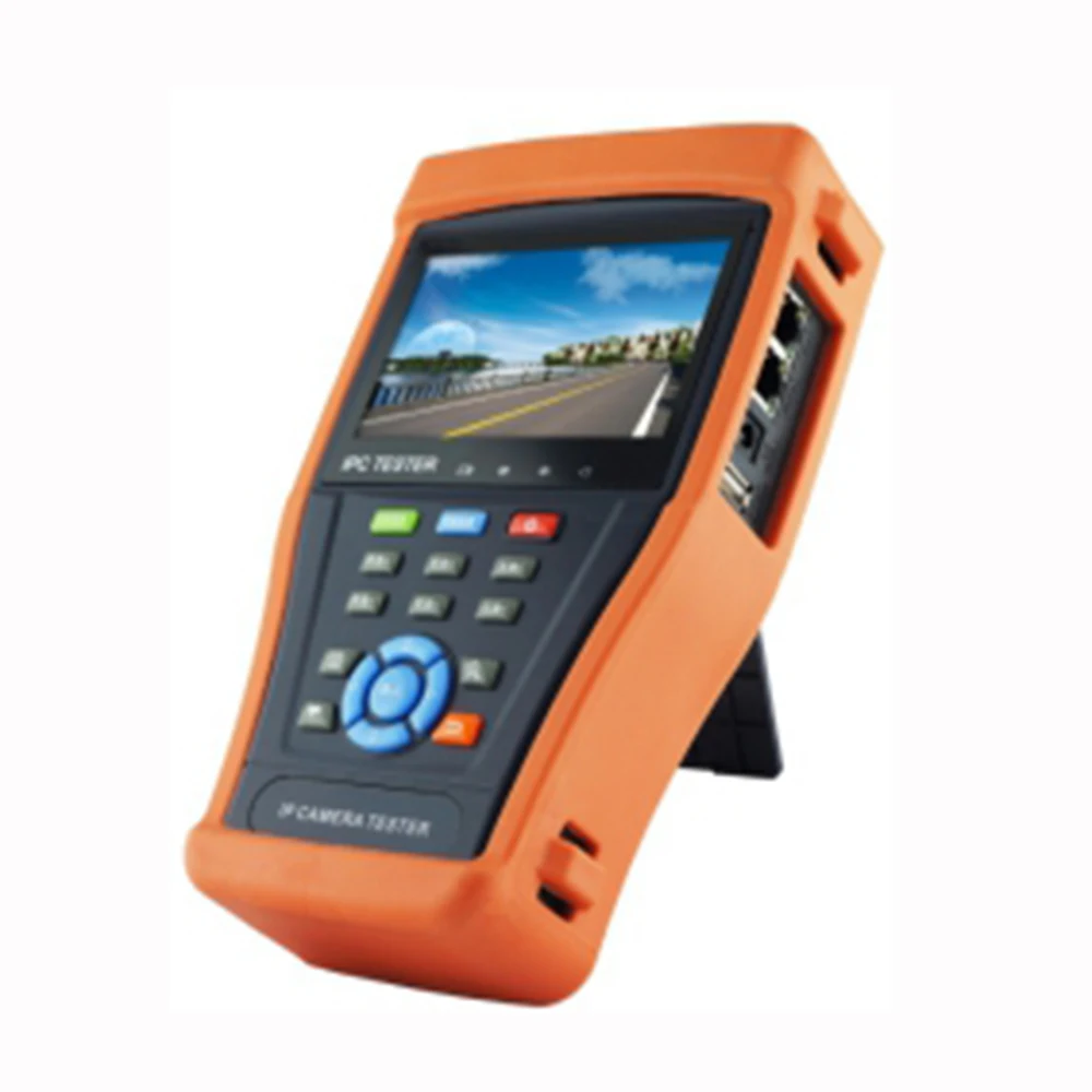 IP Camera Tester IPC4300 with 4.3'' Screen Support Onvif PTZ Control SDI Signal Test TDR Cable Test Digital Multi-Meter etc.