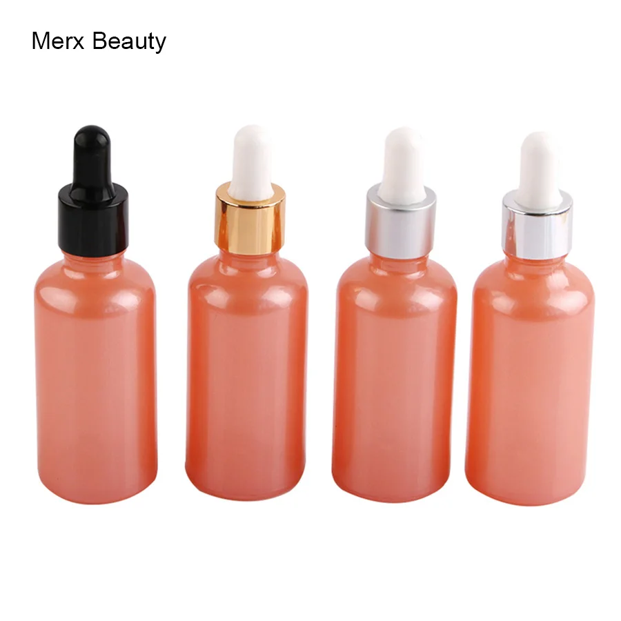 Download Merx Beauty wholesales 12pcs 50ml 1.67 oz glass dropper pink glass dropper bottle,Essential oil ...