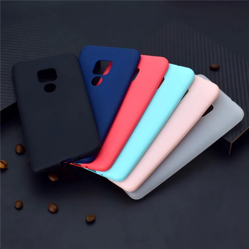 

HEMASOLY Case For Huawei Mate 20 Case Plain Soft TPU For Huawei Mate 20 Pro Silicone Protective Back Cover