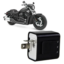 LED Flasher 12V 2 Pin Adjustable Frequency Relay Turn Signal Indicator For Motorcycle Motorbike fix