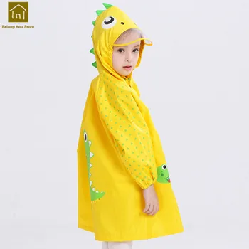 

Cute Raincoats Kids Rain Coat Girls Backpack Rain Poncho Hiking Waterproof Impermeable Plastic Baby Raincoat Rain Cover QKR217