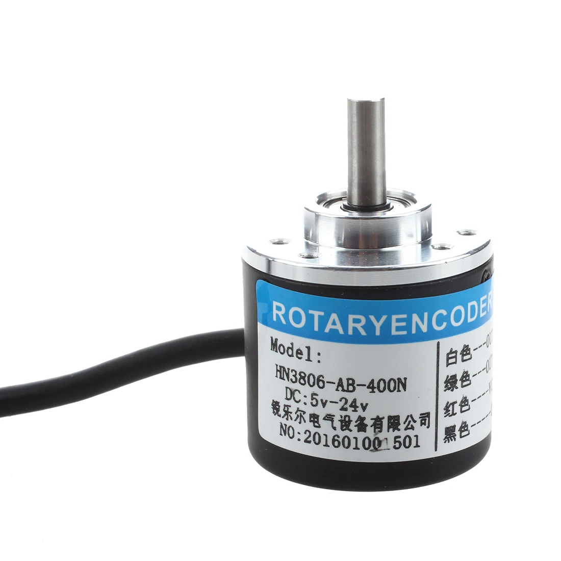 Ochoos Rotary Encoder 400P/R 6mm Incremental Optical Shaft Working Measurement 5-24V Ochoos Rotary Encoder 400P/R 6mm Incremental Optical Shaft Working Measurement 5-24V