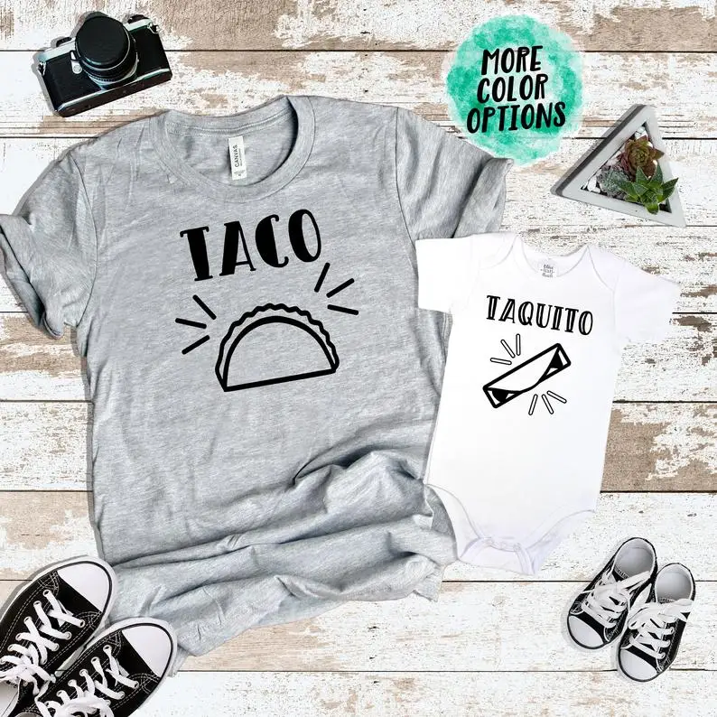taco and taquito shirt
