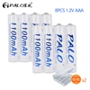 Intelligence 4 Slots LCD display battery Charger for AA / AAA Battery +  8pcs AAA 1100mah nimh rechargeable batteries ► Photo 3/6