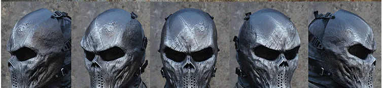 Креативная маска с черепом Wargame Chief Tactical CS Cosplay Masked Mask шалость забавная камуфляжная маска для верховой езды на лицо полные маски подарок на Хэллоуин