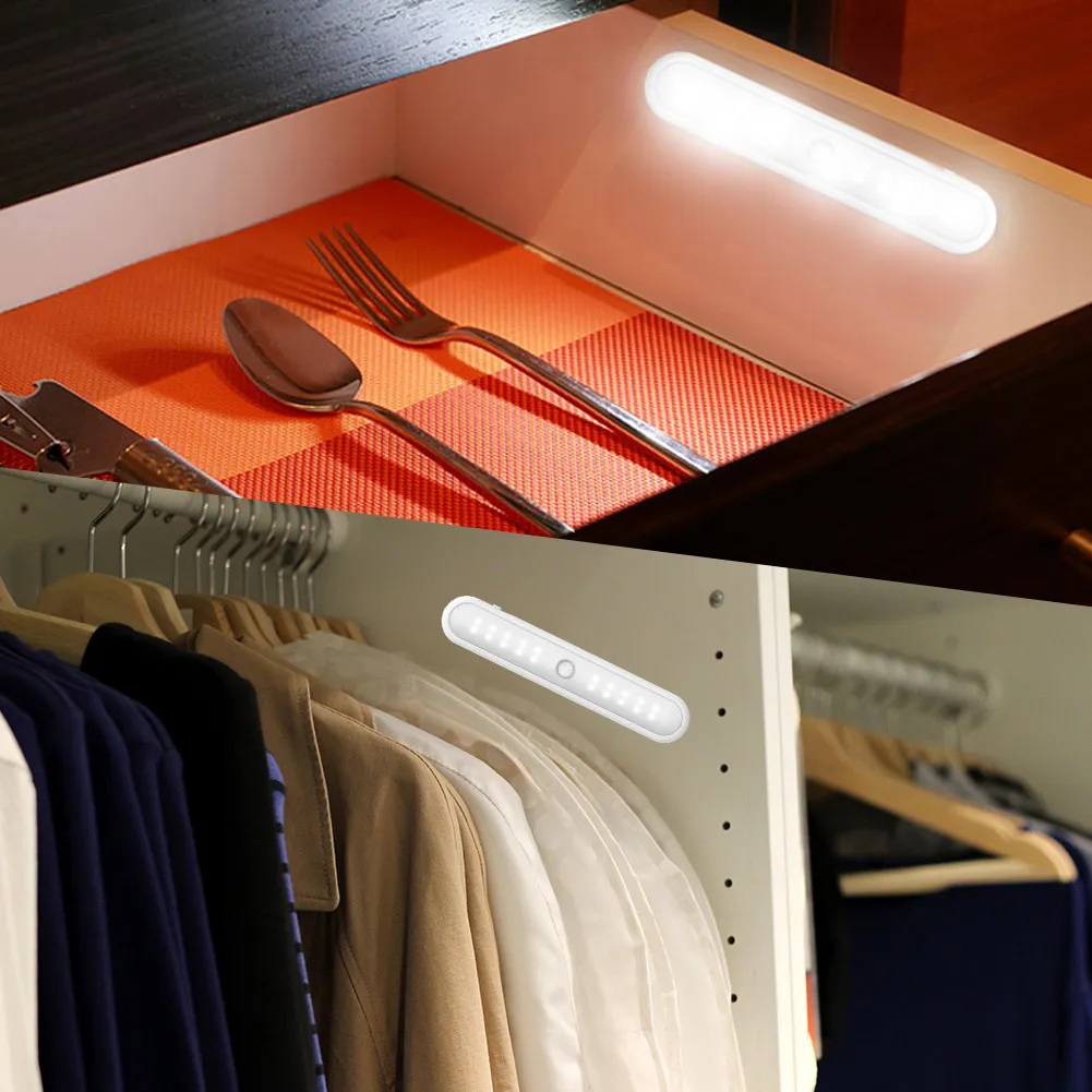 

20 LEDs Wireless PIR Motion Sensor Light Intelligent Infrared Induction Lamp for Cabinet Closet CLH@8