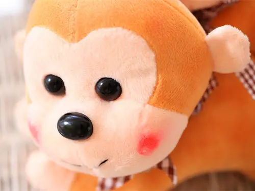 monkey plush pendant toy key chain gift animal soft 25
