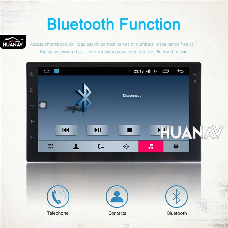 Discount Universal Car radio Player GPS navigation for most car 2 din car radio GPS Android 6.0 7 INCH Multimedia Stereo Headunit 5