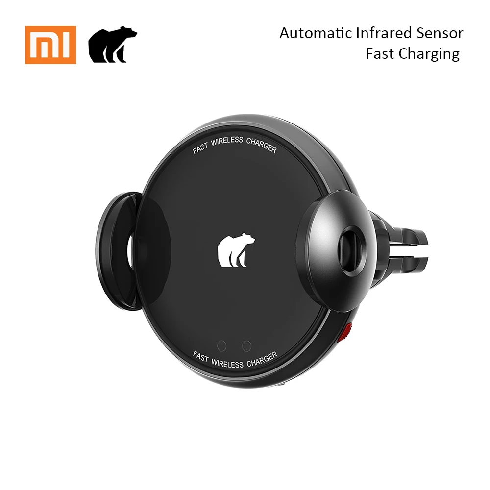 

Xiaomi Mijia Shunzao Fast Wireless Car Charger Infrared Induction Air Vent Charger 15W Max Electric Auto Pinch For 4-6.5inch