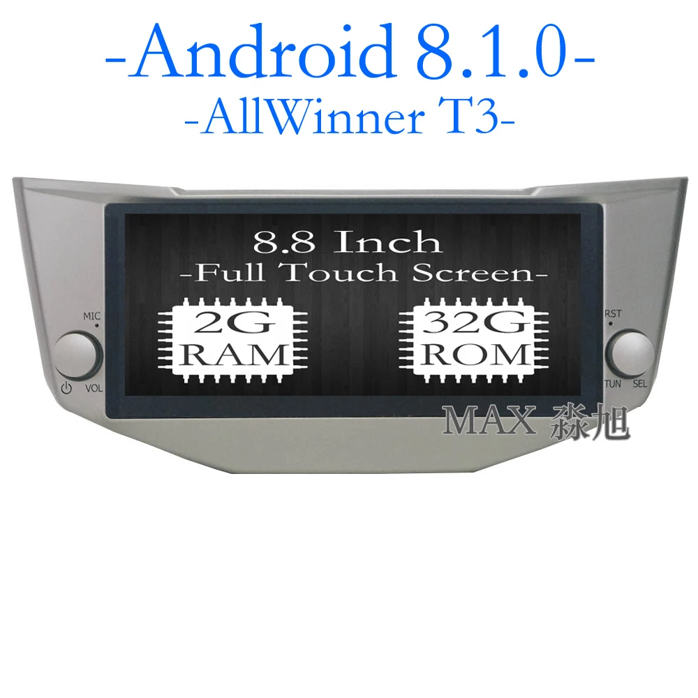 MAX Android 8.1.0 GPS навигационная система для Lexus RX330/RX200/RX350 автомобильное радио RDS Bluetooth